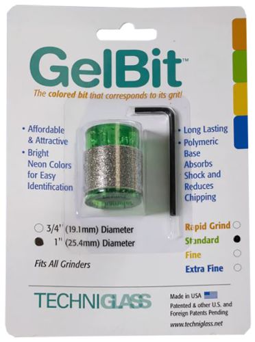 11256 - 1" STANDARD Techniglass Diamond GelBit Grinder Bit