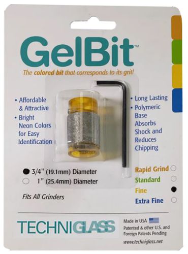 11259 - 3/4" FINE Techniglass Diamond GelBit Grinder Bit