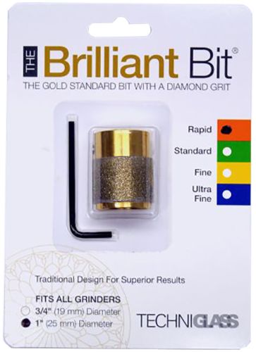 11286- 1" RAPID COARSE Diamond Brilliant Grinder Bit - By Techniglass