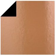 12561-Stained Glass Foil Adhesive Black Back Copper Sheet 12"x12" 2pk.