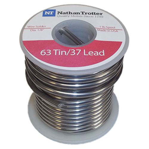 1934-Nathan Trotter 63/37 Solder 1lb. Spool