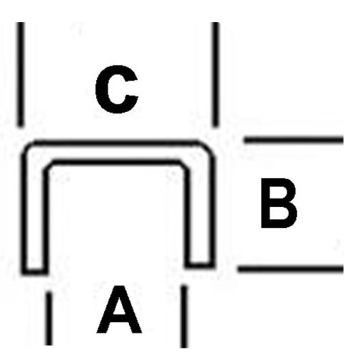 2090 Cascade 1/8" U Channel Brass Came #BU130