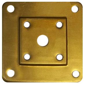 35011- Square Vented Vase Cap 3"