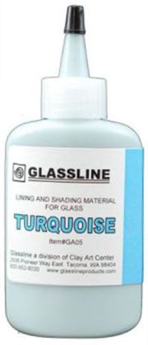 46084-Glassline Bottle Pen Turquoise