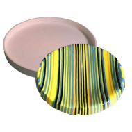 47292-8" Round Dam Patty Gray Mold