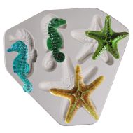 47692-Starfish & Seahorse Frit Cast Mold