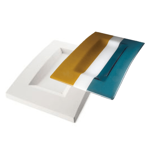 498932- Bullseye 13.5'' Opposing Convex Dish Mold