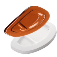 498961- Bullseye 9.8'' Snack Tray Mold