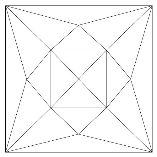 62414- .71" Clear Square Faceted Jewel. 18MM