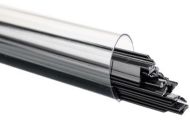 BU010004-Bullseye Glass Ribbons Black Opal 90 COE