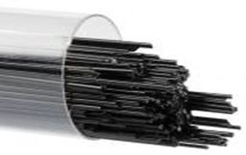 BU010105- Bullseye Glass Stringers .5mm Black Opal 90 COE