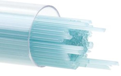 BU011607- Bullseye Glass Stringers 1mm Turquoise Blue Opal 90 COE