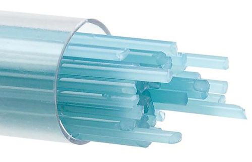 BU011672- Bullseye Glass Stringers 2mm Turquoise Blue 90 COE