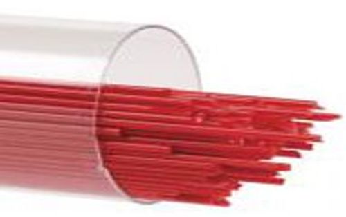 BU012405- Bullseye Glass Stringers .5mm Red Opal 90 COE