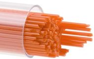 BU012507- Bullseye Glass Stringers 1mm Orange Opal 90 COE