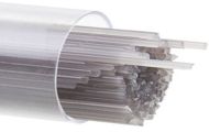 BU013607- Bullseye Glass Stringers 1mm Deco Gray Opal 90 COE