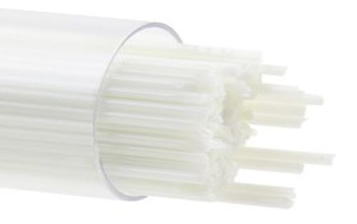 BU013707- Bullseye Glass Stringers 1mm French Vanilla Opal 90 COE