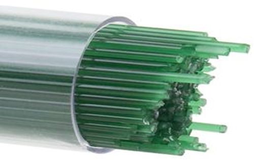 BU014507- Bullseye Glass Stringers 1mm Teal Green Opal 90 COE