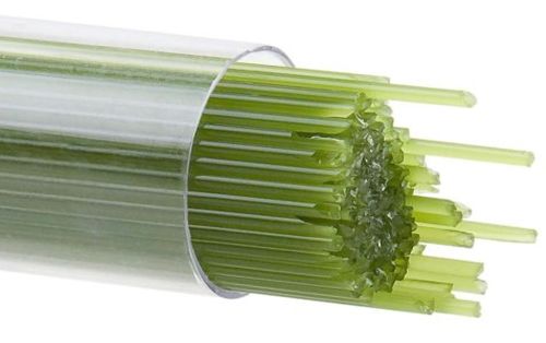 BU021207- Bullseye Glass Stringers 1mm Olive Green Opal 90 COE