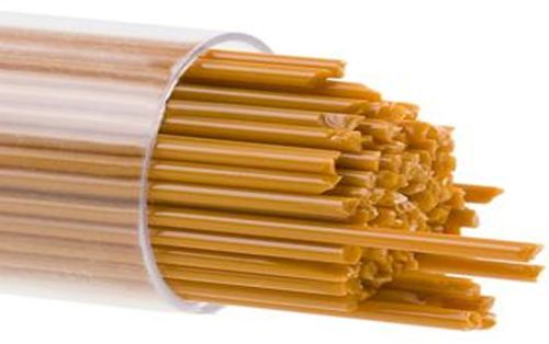 BU032907- Bullseye Glass Stringers 1mm Burnt Orange Opal 90 COE