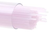 BU042107- Bullseye Glass Stringers 1mm Petal Pink Opal 90 COE
