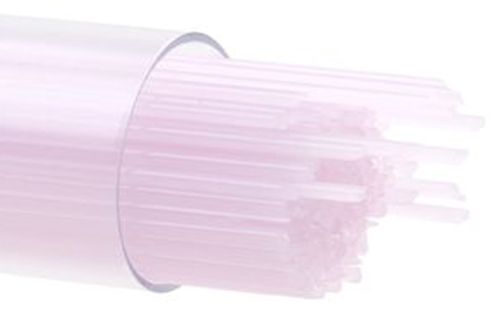 BU042107- Bullseye Glass Stringers 1mm Petal Pink Opal 90 COE