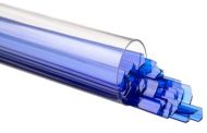 BU111404- Bullseye Glass Ribbons Deep Royal Blue 90 COE
