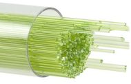 BU112607- Bullseye Glass Stringers 1mm Chartreuse Transparent 90 COE
