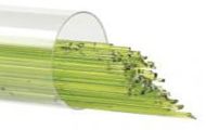 BU142605- Bullseye Glass Stringers .5mm Spring Green Transparent 90 COE