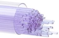 BU144207- Bullseye Glass Stringers 1mm Neo-Lavender Transparent 90 COE