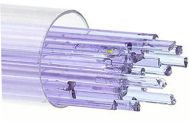 BU144272- Bullseye Glass Stringers 2mm Neo-Lavender Transparent 90 COE