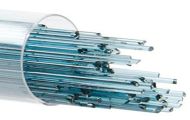BU144407- Bullseye Glass Stringers 1mm Sea Blue Transparent 90 COE