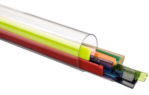 BU841804- Bullseye Glass Ribbons Mixed Colored 90 COE