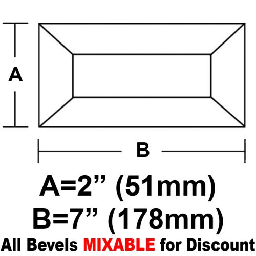 BV27-Rec.Bevel 2"x 7" 