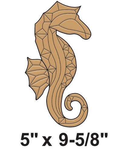 COEC305-Exquisite Cluster Color Seahorse