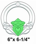 COEC821-Exquisite Cluster Color Irish Claddagh