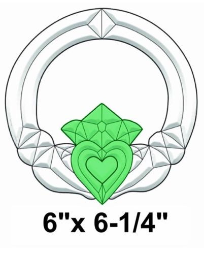 COEC821-Exquisite Cluster Color Irish Claddagh