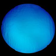 DC603A-CBS Thin Dichroic Yellow/Blue On Clear 16"x19" - 96 COE