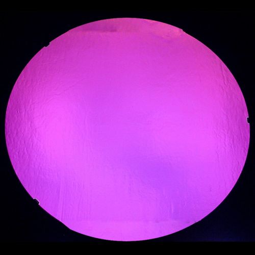 DC604A-CBS Thin Dichroic Green/Magenta On Clear 16"x19" - 96 COE