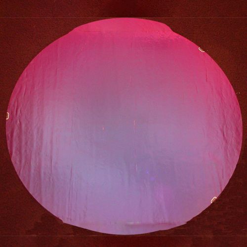 DC607B-CBS Thin Dichroic Pale Blue/Black Cherry On Clear 8"x9" - 96 COE