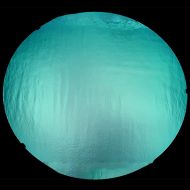 DC609A-CBS Thin Dichroic Red/Silver Blue On Clear 16"x19" - 96 COE