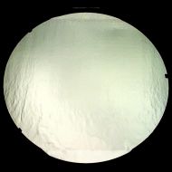 DC661A-CBS Thin Dichroic Silver On Black 16"x19" - 96 COE