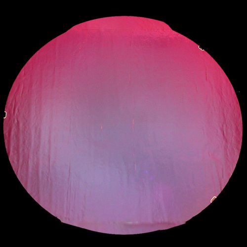 DC841C-CBS Thin Dichroic Black Cherry On Black 4"x4.75" - 90 COE