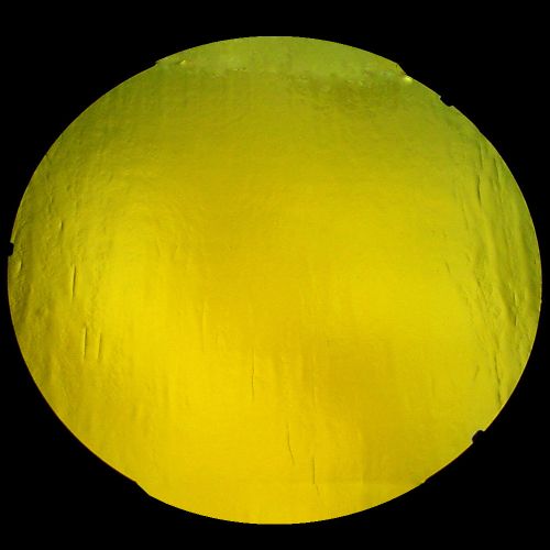 DC879A-CBS Thin Dichroic Gold On Black Accordion 16"x19"- 90 COE