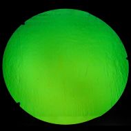 DC922B-CBS Florentine Dichroic Green On Black 9.5"Pie - 90 COE