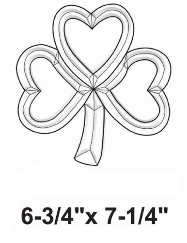 EC126-Exquisite Cluster Shamrock