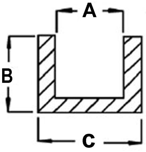 2055 Cascade 7/32" Flat U Lead Came #SU60