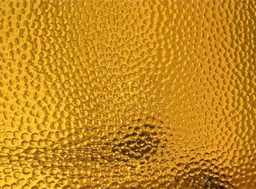 W1022-Md.Amber Hammered Trans.#48H