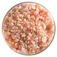 BU130593F- Bullseye Frit Coarse Sunset Coral Transparent 5oz Jar - 90 COE