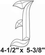 BLI -Exquisite Bevel Cluster  Letter I 
